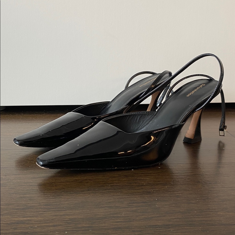 Natasha Pump in black patent leather - Lightly Used, Excellent Condition